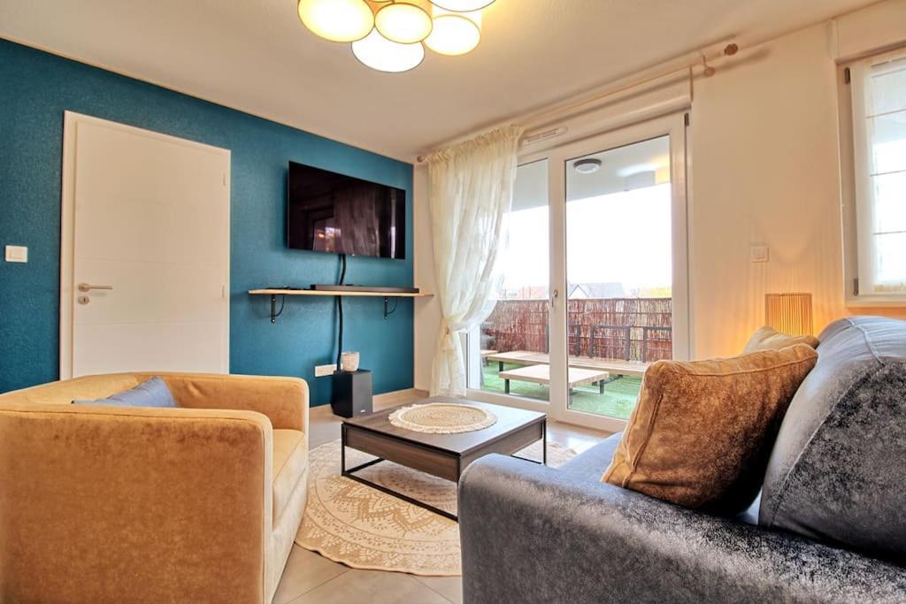 Appartement - Note Boisee - Terrasse & Parking Sélestat Екстериор снимка
